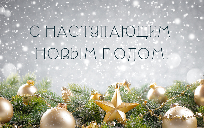 Поздравляем Вас с наступающим Новым Годом!